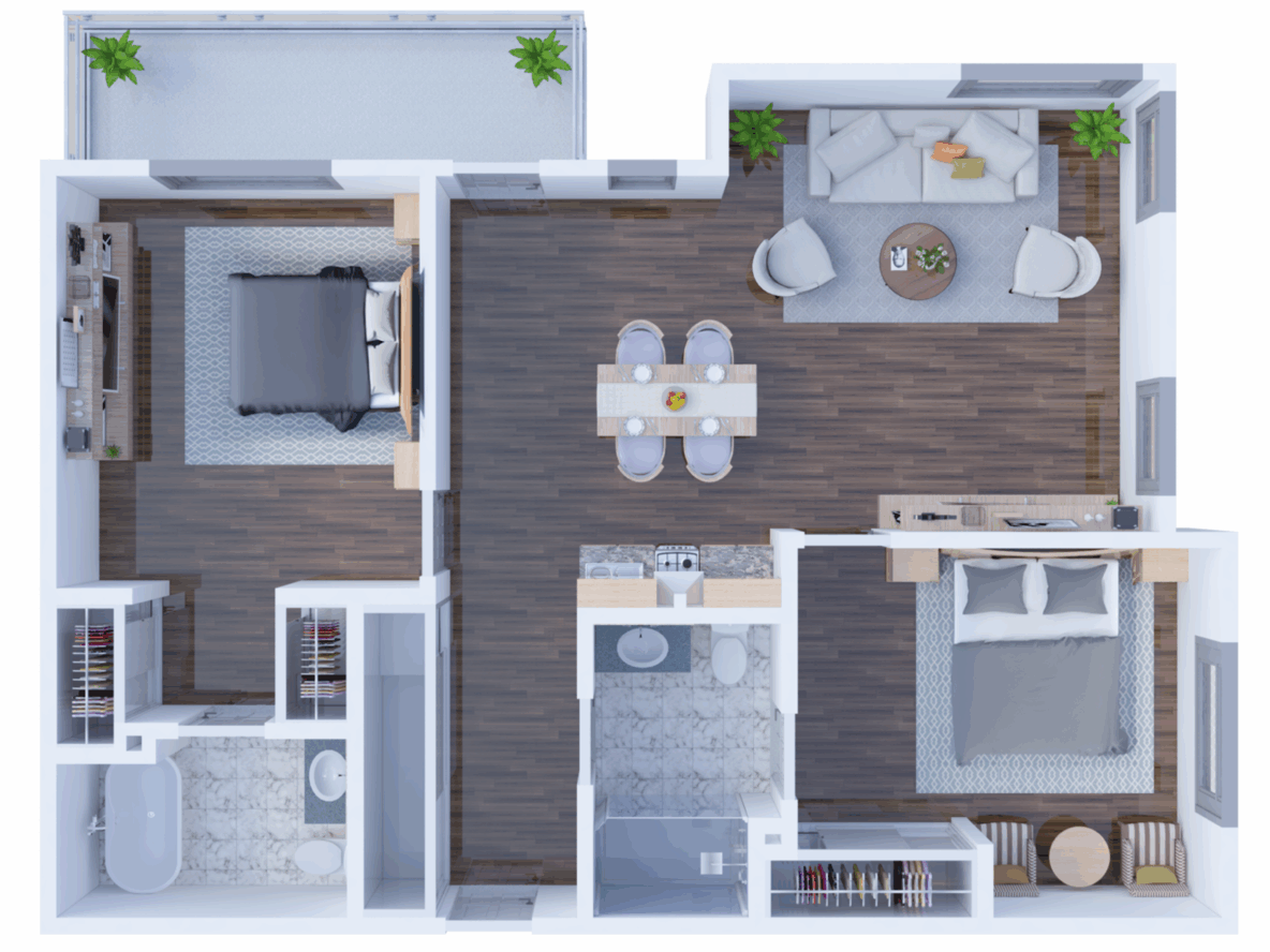C1-Two Bedroom